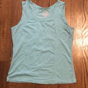 Champion teal running/working out tank
